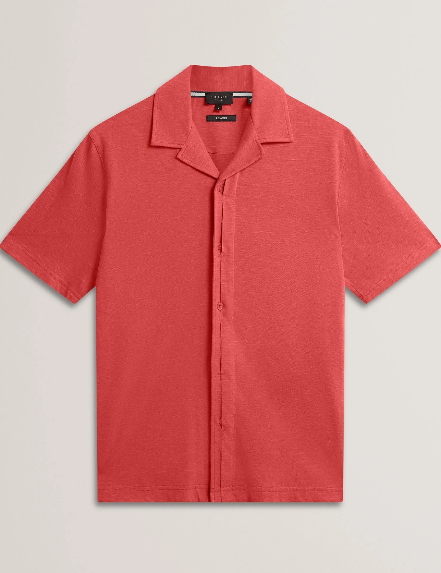 Relaxed Cotton Linen Button-Through Shirt