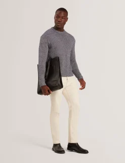 Relaxed Fit Twist Weave Knitted Sweater