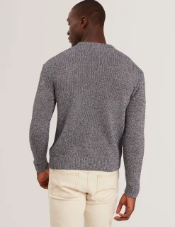 Relaxed Fit Twist Weave Knitted Sweater