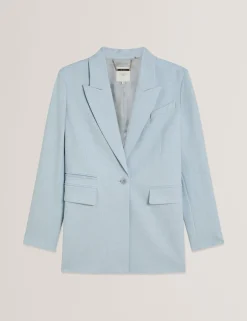 Relaxed Tailored Single Breasted Blazer
