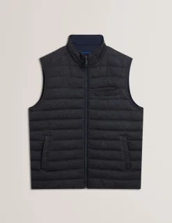 Reversible Fine Knit Quilted Gilet