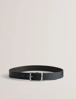 Reversible Textured Leather Belt
