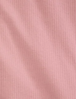 Ribbed Zip Polo