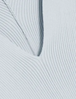 Rib Sculpt Sleeve Sweater