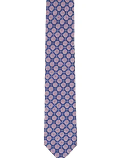 Roundel Print Silk Tie