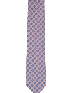 Roundel Print Silk Tie