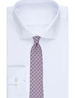 Roundel Print Silk Tie