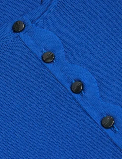 Scallop Trim Cardigan