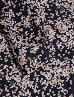 Scattered Petal Slim Long Sleeve Shirt