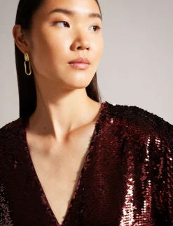 Sequin Midi Dress
