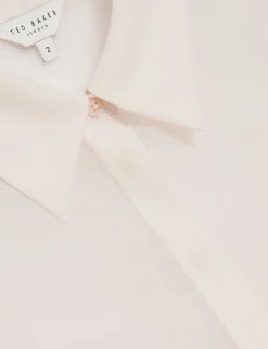 Sheer Organza Longline Sleeveless Blouse