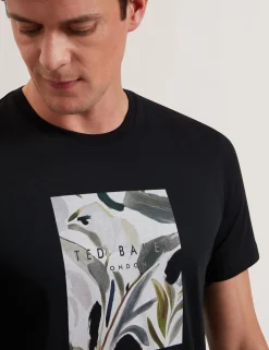 Short Sleeve Box Print Graphic T-Shirt