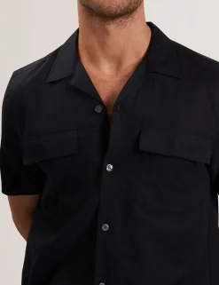 Short Sleeve Regular Fit Double Pocket Shirt