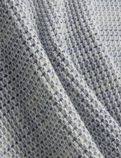 Short Sleeve Relaxed Fit Textured Knit T-Shirt
