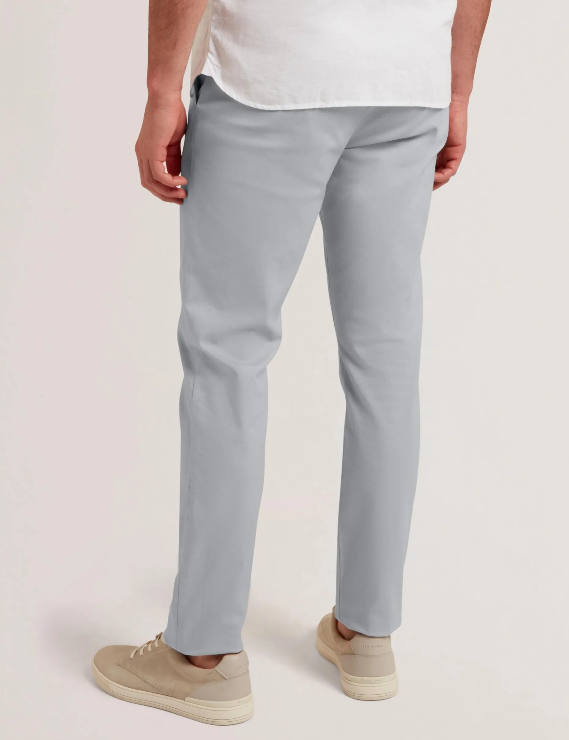 Slim Fit Cotton Blend Chinos