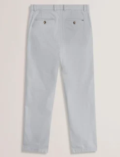 Slim Fit Cotton Blend Chinos