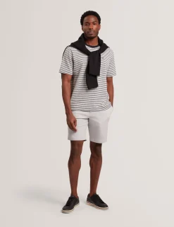 Slim Leg Stretch Cotton Chino Shorts