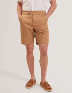 Slim Leg Stretch Cotton Chino Shorts