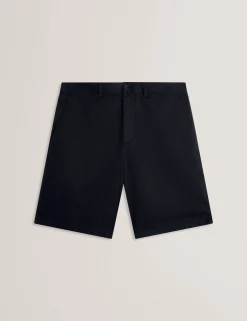 Slim Textured Chino Shorts