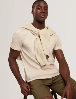 Soft Touch Cotton Crew Neck T-Shirt