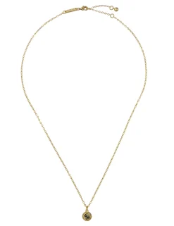 Solitaire Sparkle Crystal Pendant Necklace