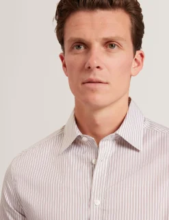 Striped Cotton Long Sleeve Shirt