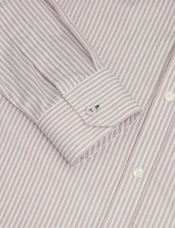 Striped Cotton Long Sleeve Shirt