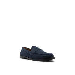Suede Penny Loafers