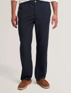 Tapered Leg Woven Pull-On Trousers
