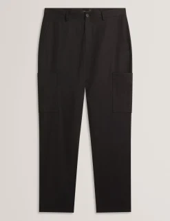 Tapered Stretch Cotton Cargo Pants