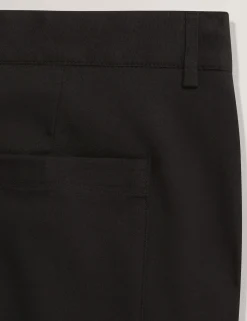 Tapered Stretch Cotton Cargo Pants