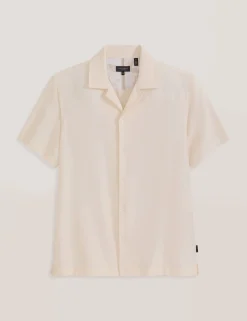 Textured Camp Shirt