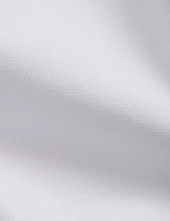 Textured Stretch Cotton Slim Fit Shirt