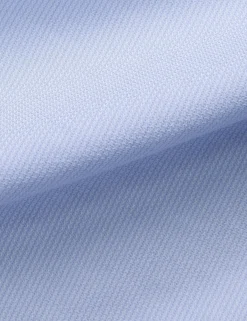 Textured Stretch Cotton Slim Fit Shirt