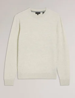Textured T Knit Crew Neck Jumper