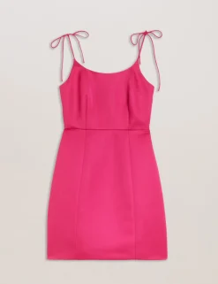 Tie Strap Square Neck Mini Dress
