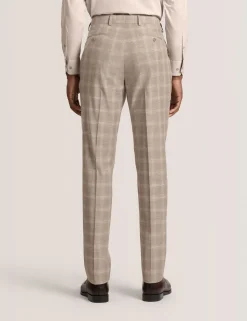 Tonal Check Modern Fit Suit Pants