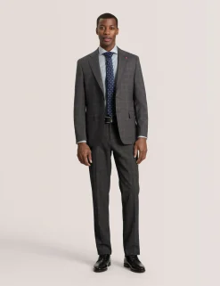 Window Check Modern Fit Suit Jacket