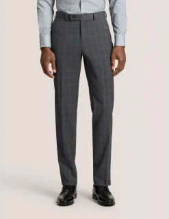 Window Check Modern Fit Suit Pants