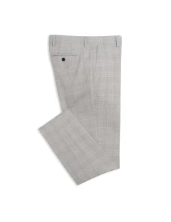 Wool Blend Tailored Trousers