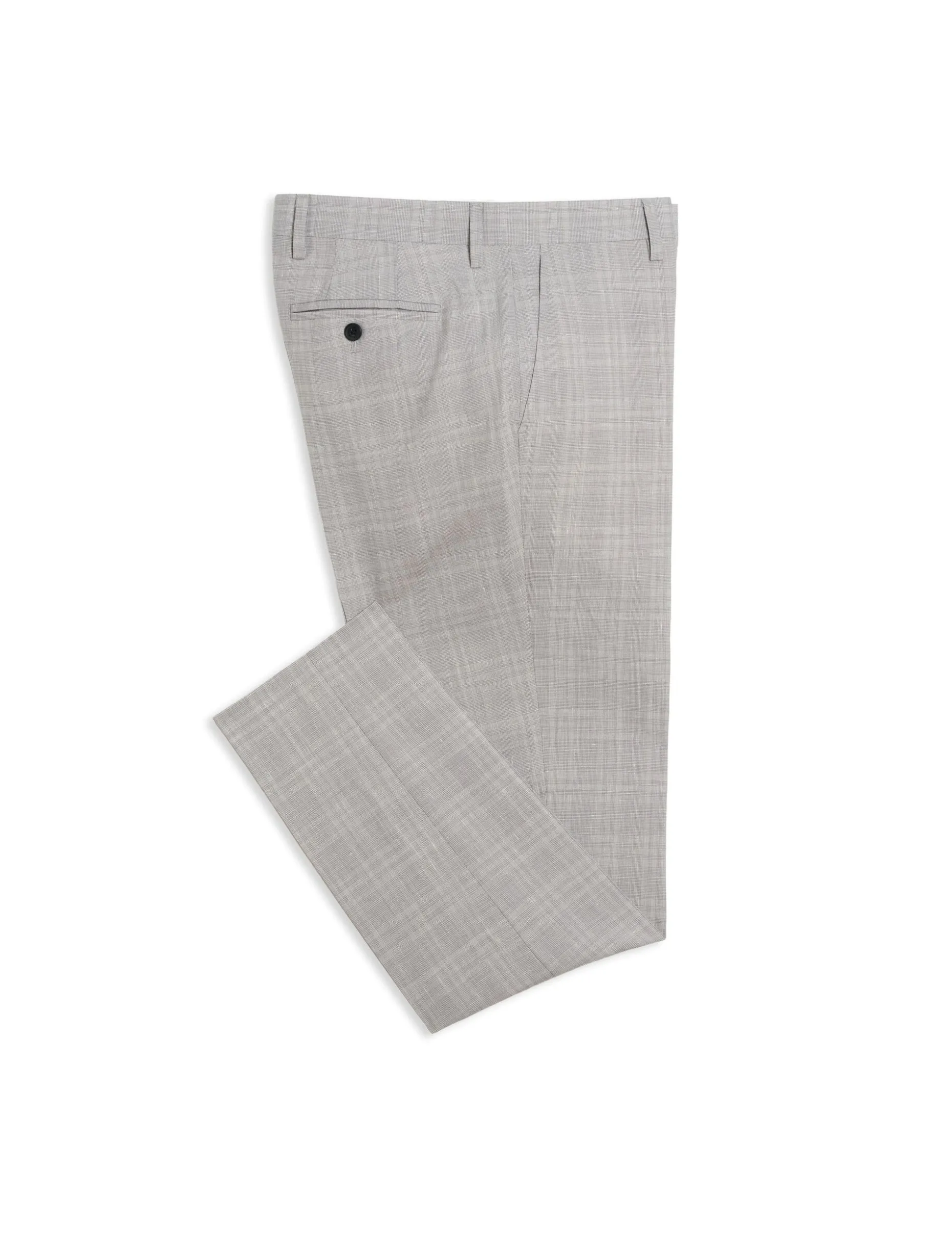 Wool Blend Tailored Trousers