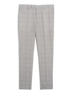 Wool Blend Tailored Trousers