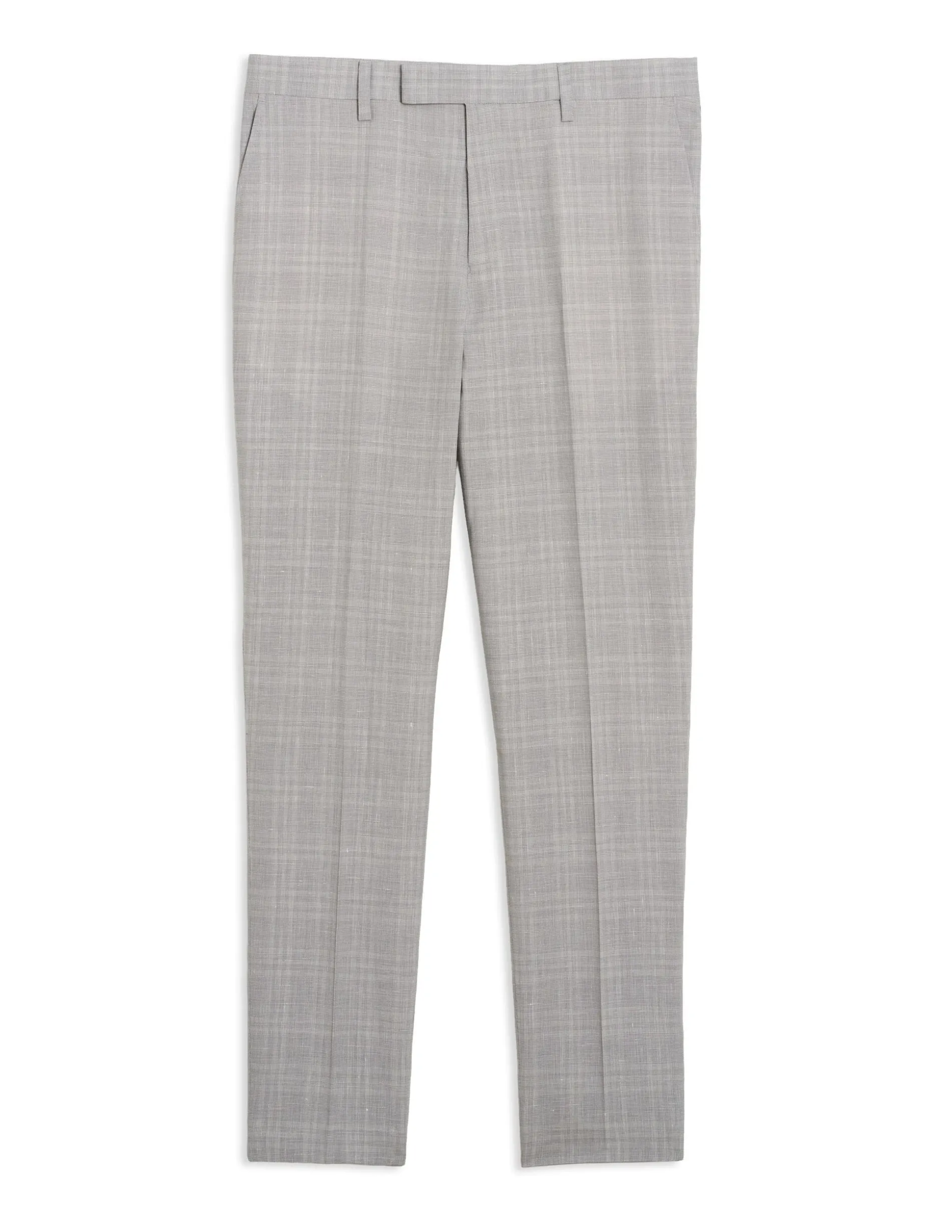 Wool Blend Tailored Trousers