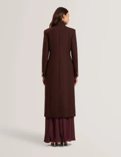 Wool Rich Hourglass Longline Wrap Coat