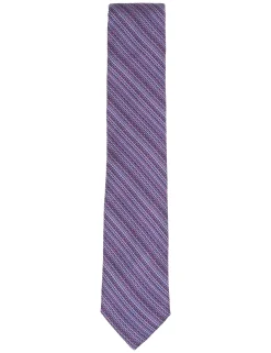 Woven Stripe Silk Tie
