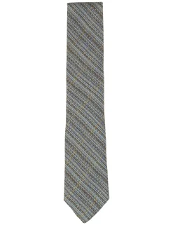 Woven Stripe Silk Tie